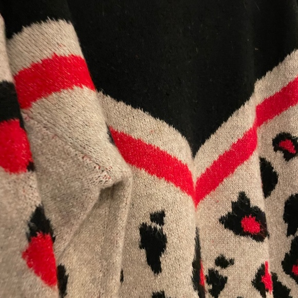 Leopard baggy knit sweater - Picture 3 of 4